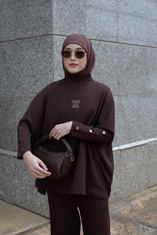 Anya Knit Set - Mahogany